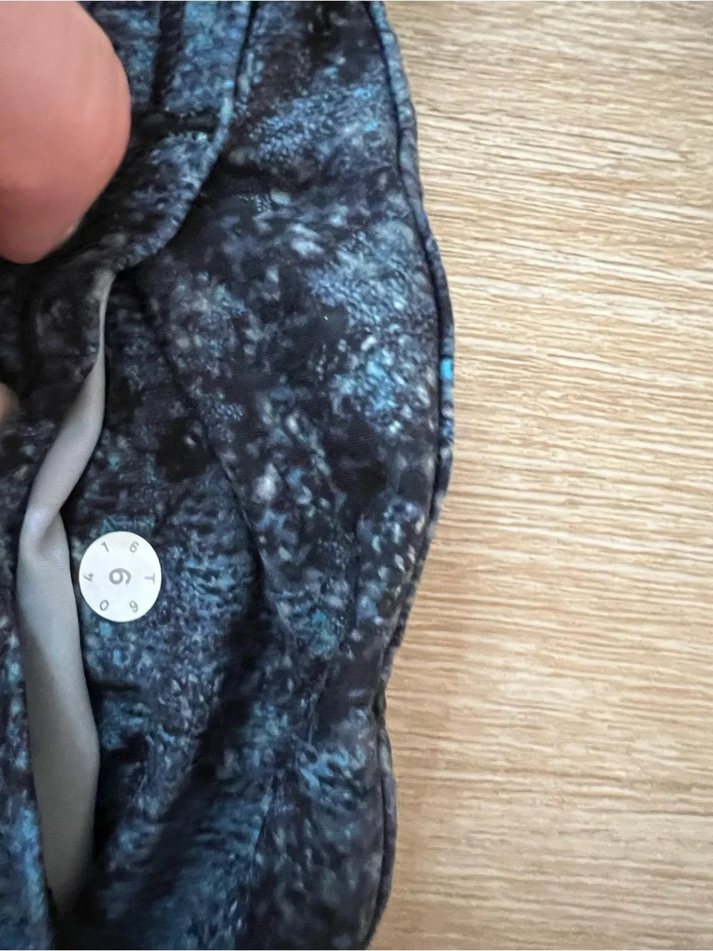 Lululemon Speed Tight IV Dandy Digie Porcelaine Black Leggings Size XS